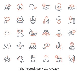 People Icons Set. Included Icon As Puzzle, Cleaning And Like Hand Web Elements. Augmented Reality, Human Resources, Business Idea Icons. Brand Ambassador, Crowdfunding, Working Hours Web Signs. Vector