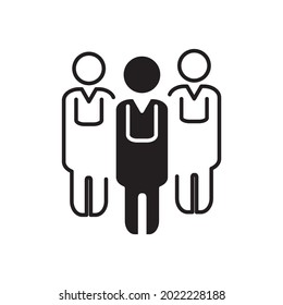 people icons symbol vector elements for infographic web