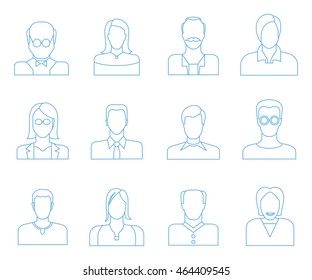 people icons, user icons