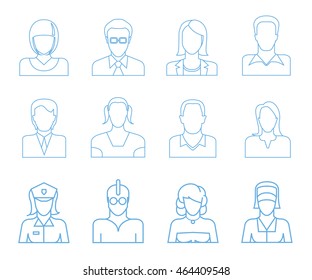 people icons, user icons
