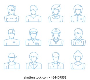 people icons, user icons