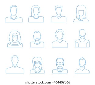 people icons, user icons