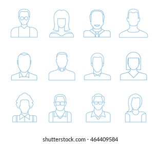 people icons, user icons