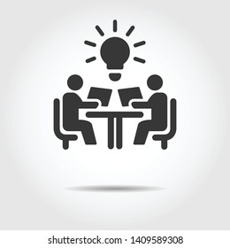 People Icons Vector , Business  Meeting Person Work Group Team Vector Illustration