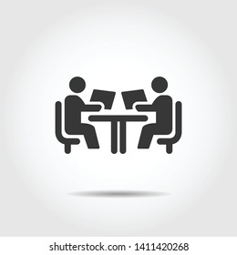 People Icons Vector , Business  Meeting Person Work Group Team Vector Illustration