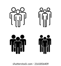 people icons vector. person sign and symbol. User Icon vector