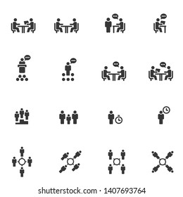 People Icons Vector , Person Work Group Team Vector Illustration
