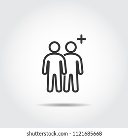People Icons Work Group Team Business Vector , Crowd of People 