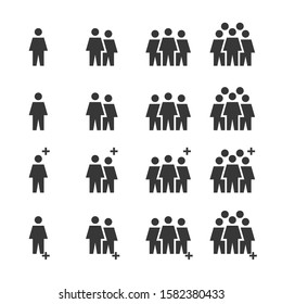 People Icons work group Team Vector