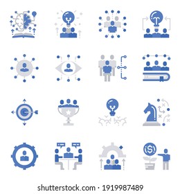 People Icons  Work Group Team Vector