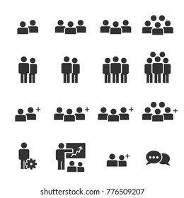 People Icons Work Group Team Vector