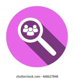 People  icon,vector. Flat design.