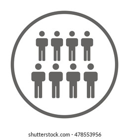 People  icon,vector. Flat design.