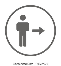 People  icon,vector. Flat design.
