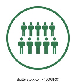People  icon,vector. Flat design.