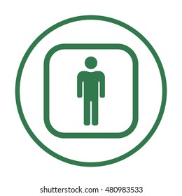 People  icon,vector. Flat design.