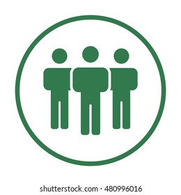 People  icon,vector. Flat design.