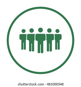 People  icon,vector. Flat design.