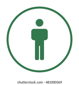 People  icon,vector. Flat design.