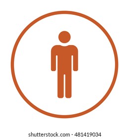 People  icon,vector. Flat design.