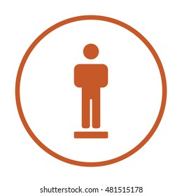 People  icon,vector. Flat design.