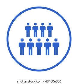 People  icon,vector. Flat design.