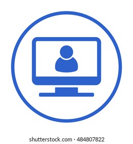 People  icon,vector. Flat design.