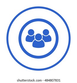 People  icon,vector. Flat design.