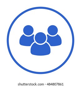 People  icon,vector. Flat design.