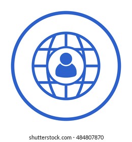 People  icon,vector. Flat design.