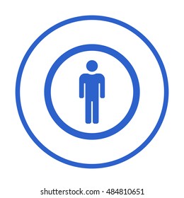 People  icon,vector. Flat design.