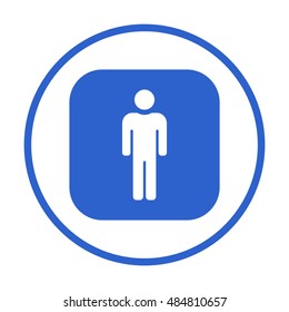 People  icon,vector. Flat design.