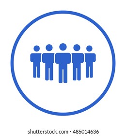 People  icon,vector. Flat design.
