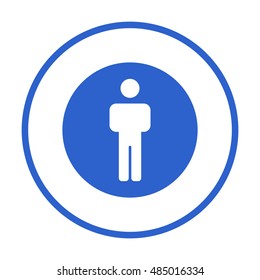 People  icon,vector. Flat design.