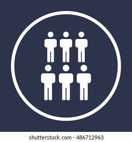 People  icon,vector. Flat design.