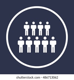 People  icon,vector. Flat design.