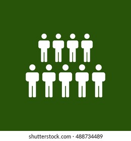 People  icon,vector. Flat design.
