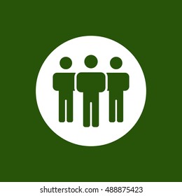 People  icon,vector. Flat design.