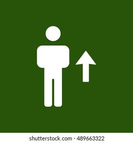 People  icon,vector. Flat design.