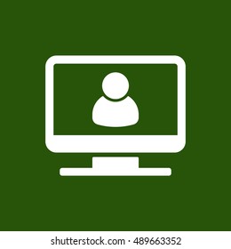 People  icon,vector. Flat design.