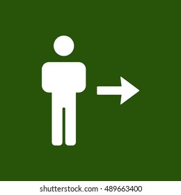 People  icon,vector. Flat design.