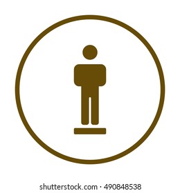 People  icon,vector. Flat design.