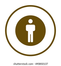 People  icon,vector. Flat design.