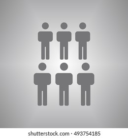 People  icon,vector. Flat design.