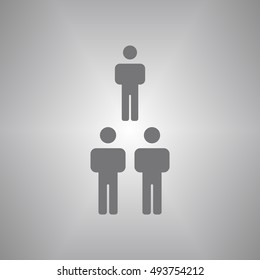 People  icon,vector. Flat design.