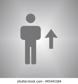 People  icon,vector. Flat design.
