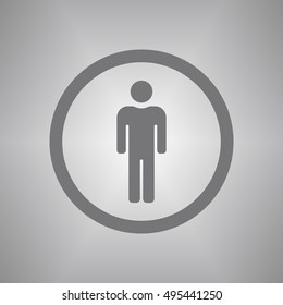 People  icon,vector. Flat design.