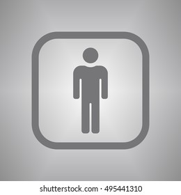 People  icon,vector. Flat design.