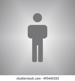 People  icon,vector. Flat design.