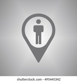 People  icon,vector. Flat design.